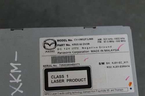 MAZDA Cx-5 KE 12-17 SAT NAV RADIO